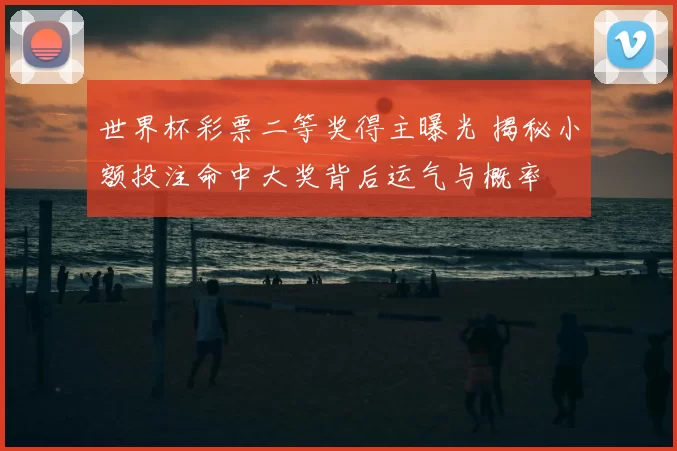 世界杯彩票二等奖得主曝光 揭秘小额投注命中大奖背后运气与概率